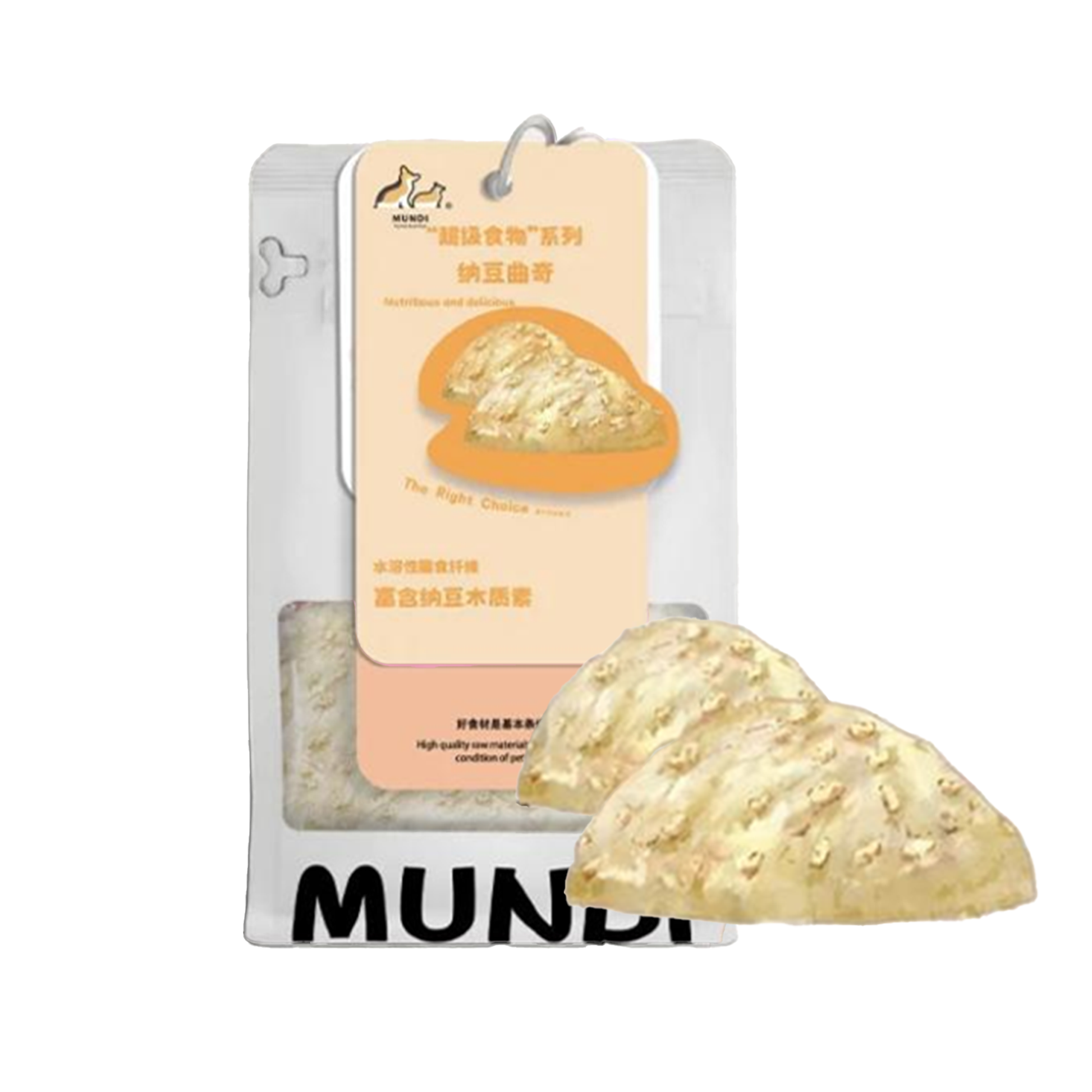MUNDI🐱🐶Freeze Dried Chicken & Natto Crunch Cookie 25g
