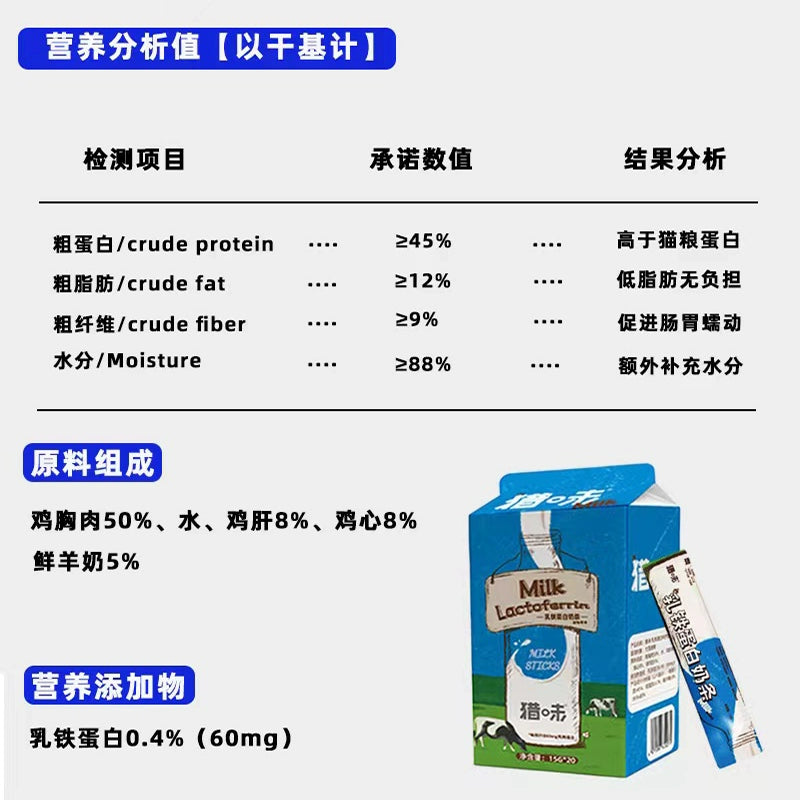 RawFlavr🐱🐶Lactoferrin Goat Milk Puree Stick 15g*20
