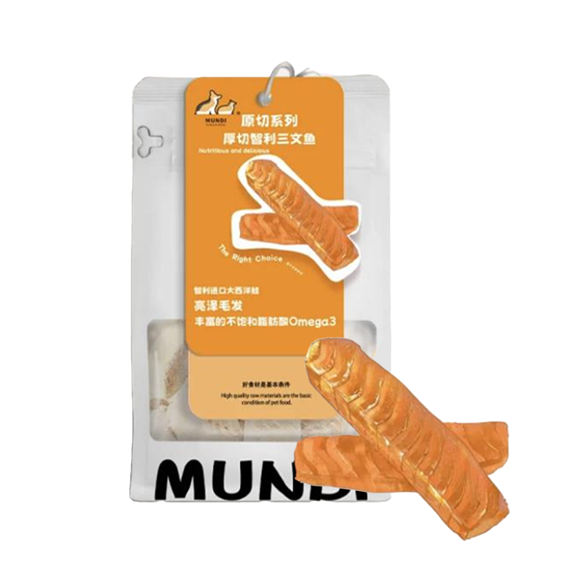 MUNDI🐱🐶Freeze Dried Thick-Cut Chilean Salmon 30g