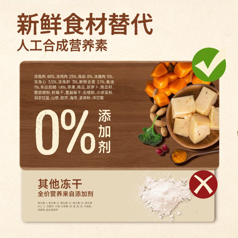 Easy Farm🐱NO.0 100% Natural Ingredients Freeze Dried Complete Food 300g