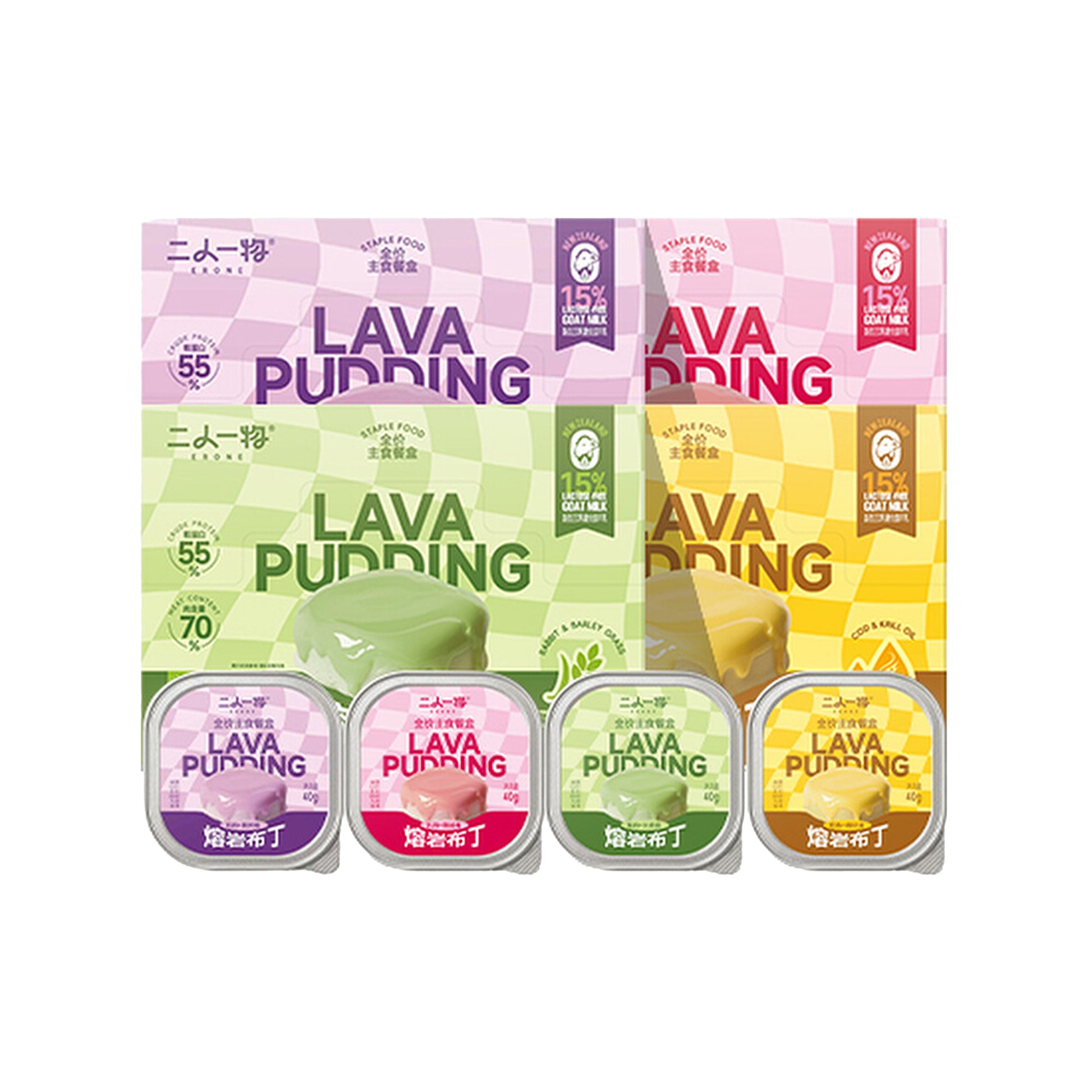 Erone🐱🐶Lava Pudding Complete Wet Food 40g