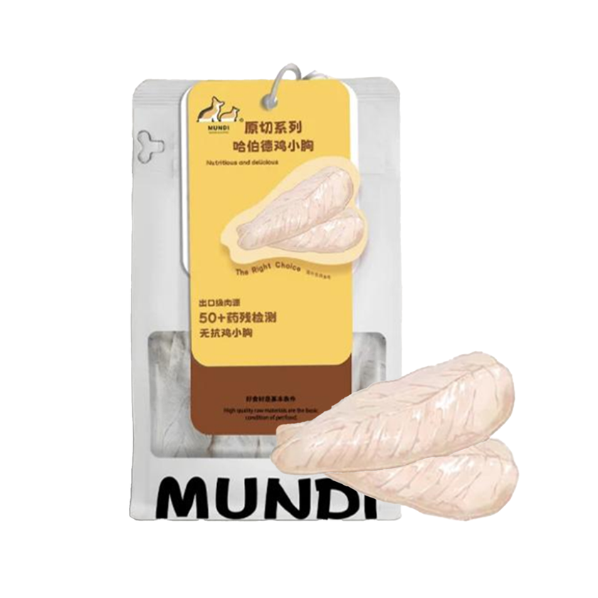 MUNDI🐱🐶Freeze Dried Hubbard Chicken Tender 30g