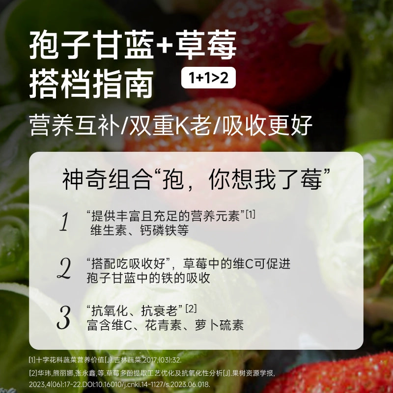 BanTa🐶Freeze Dried Strawberry & Brussels Sprout 50g