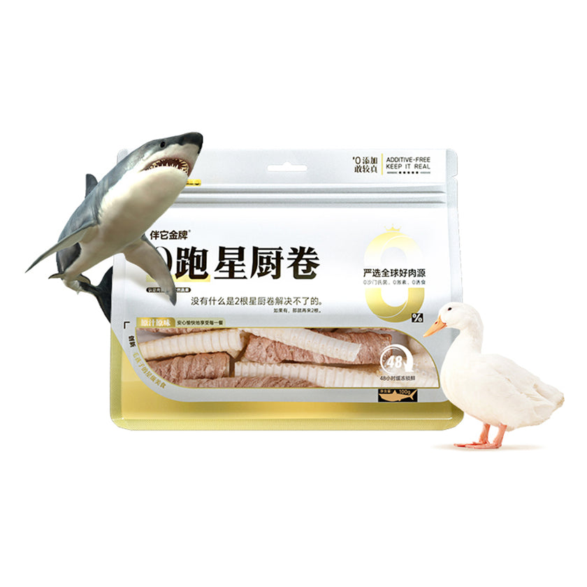 Banta🐶Freeze Dried Duck & Shark Cartilage Roll 50g