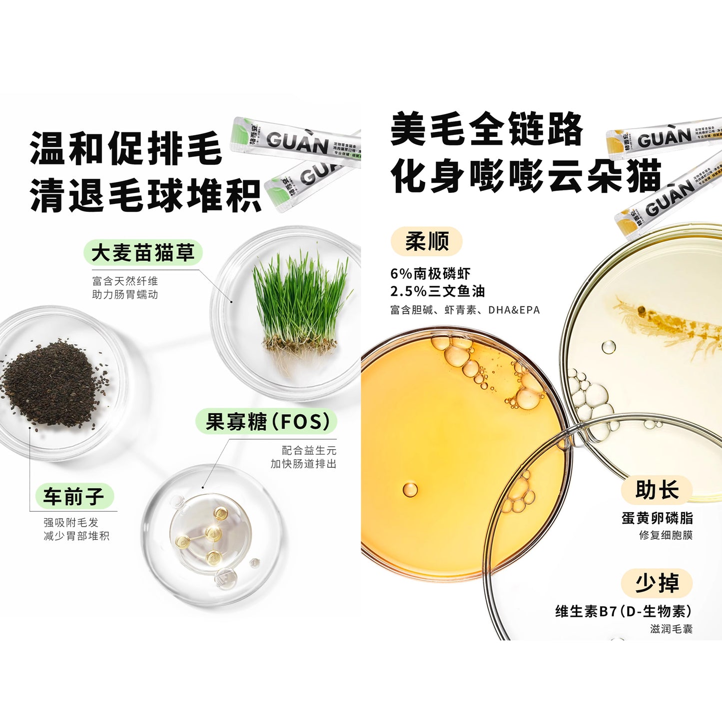 GUAN🐱Four-Function Mixed Puree Churu 10g*4