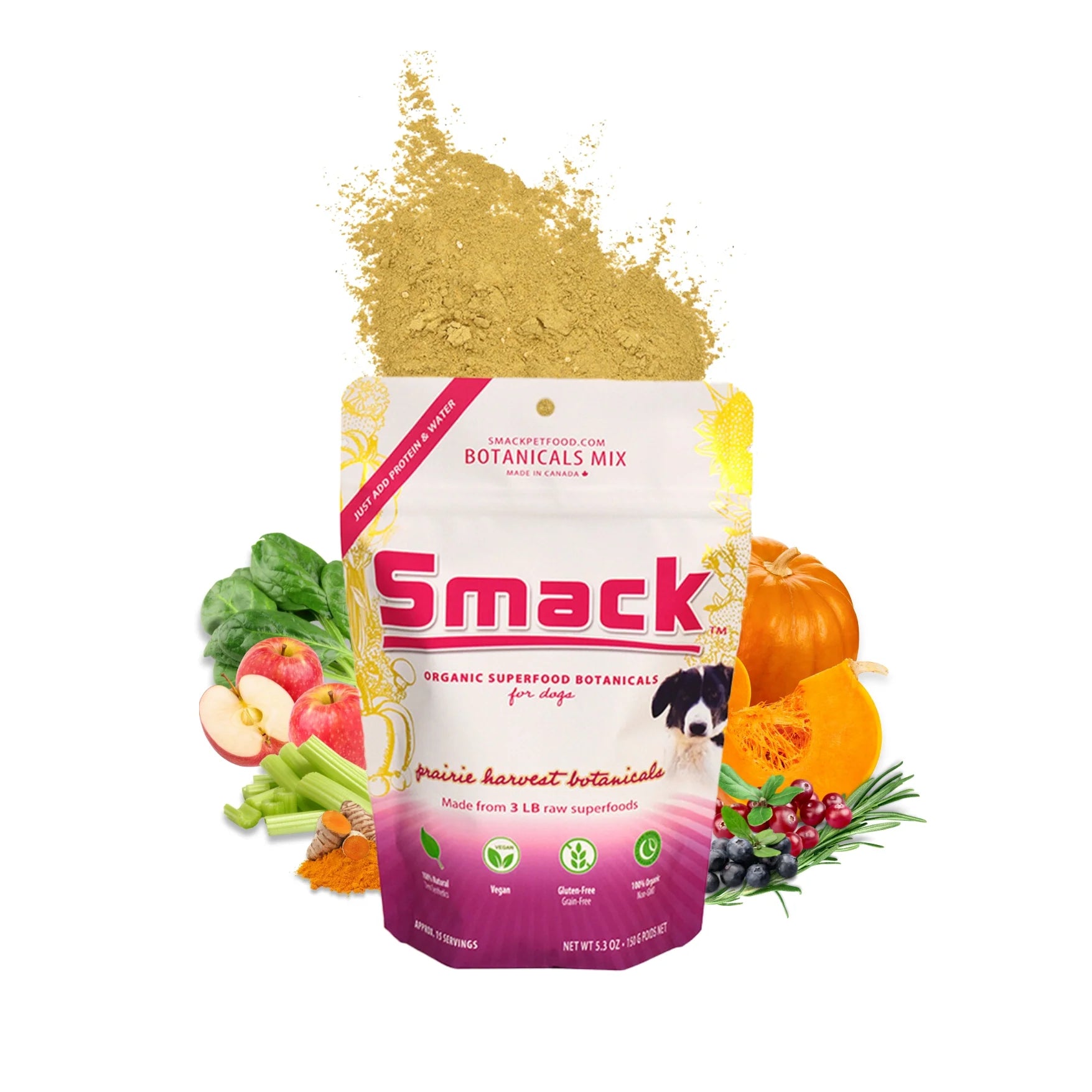 Smack🐶Organic Superfood Prairie Harvest Botanicals 150g