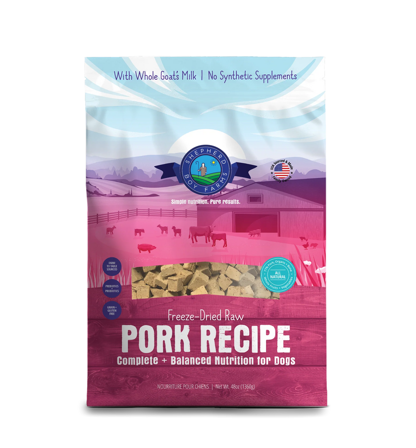Shepherd Boy Farms🐱🐶Freeze-Dried Raw Food - Pork Platter