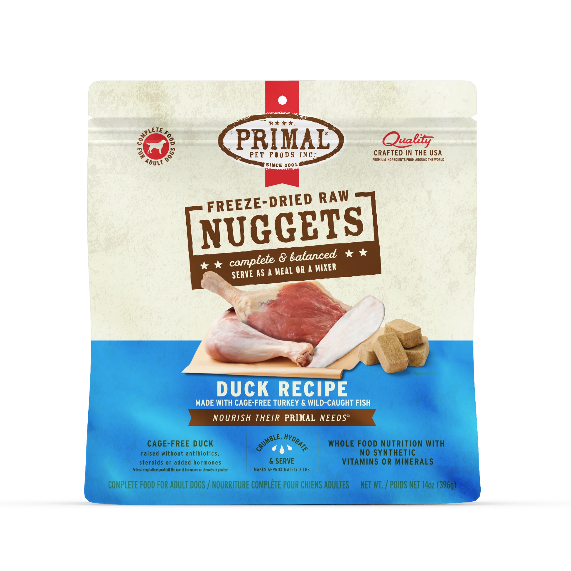Primal🐶Freeze Dried Raw Nuggets 14oz