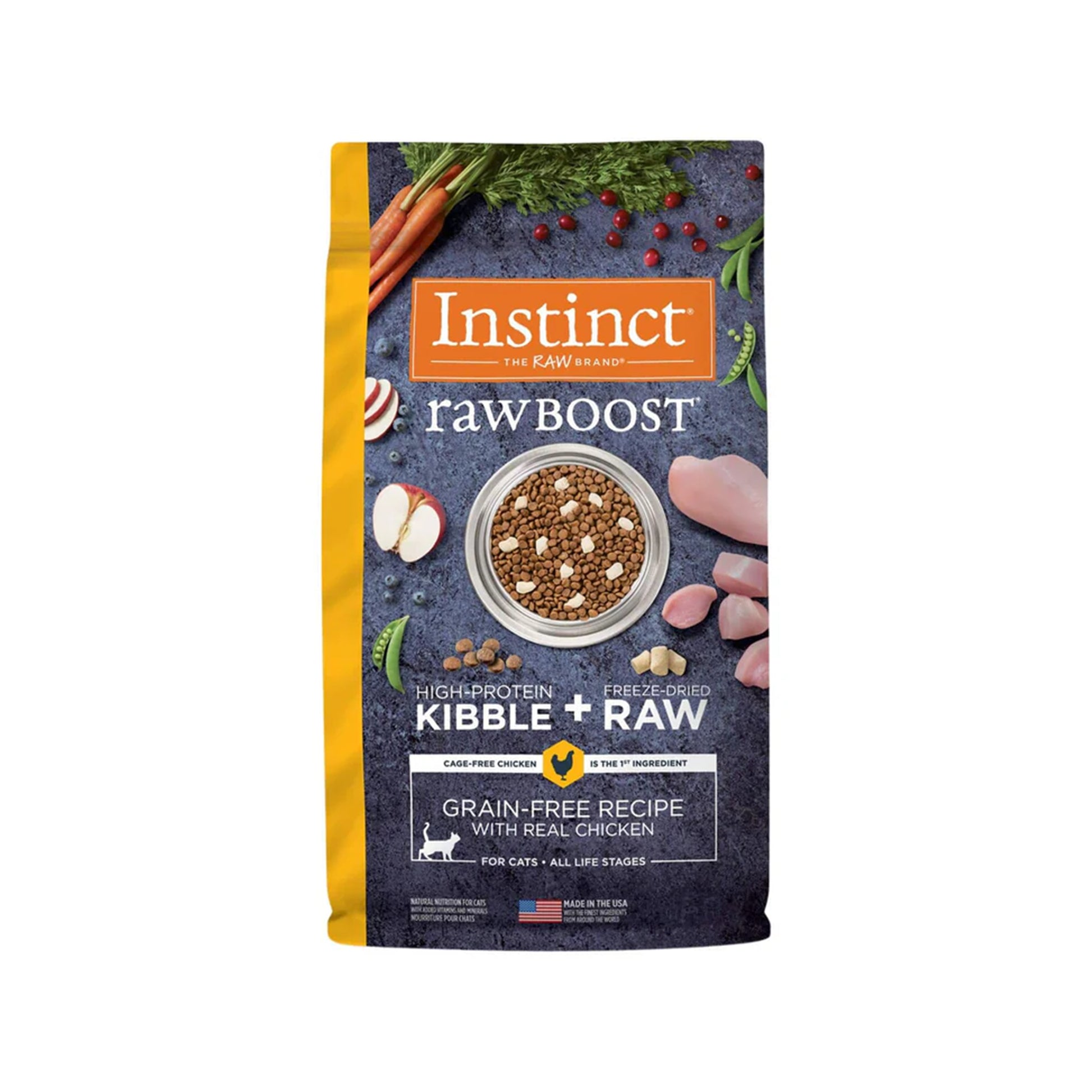 Instinct🐱Raw Boost Real Chicken Recipe Kibble 5lb
