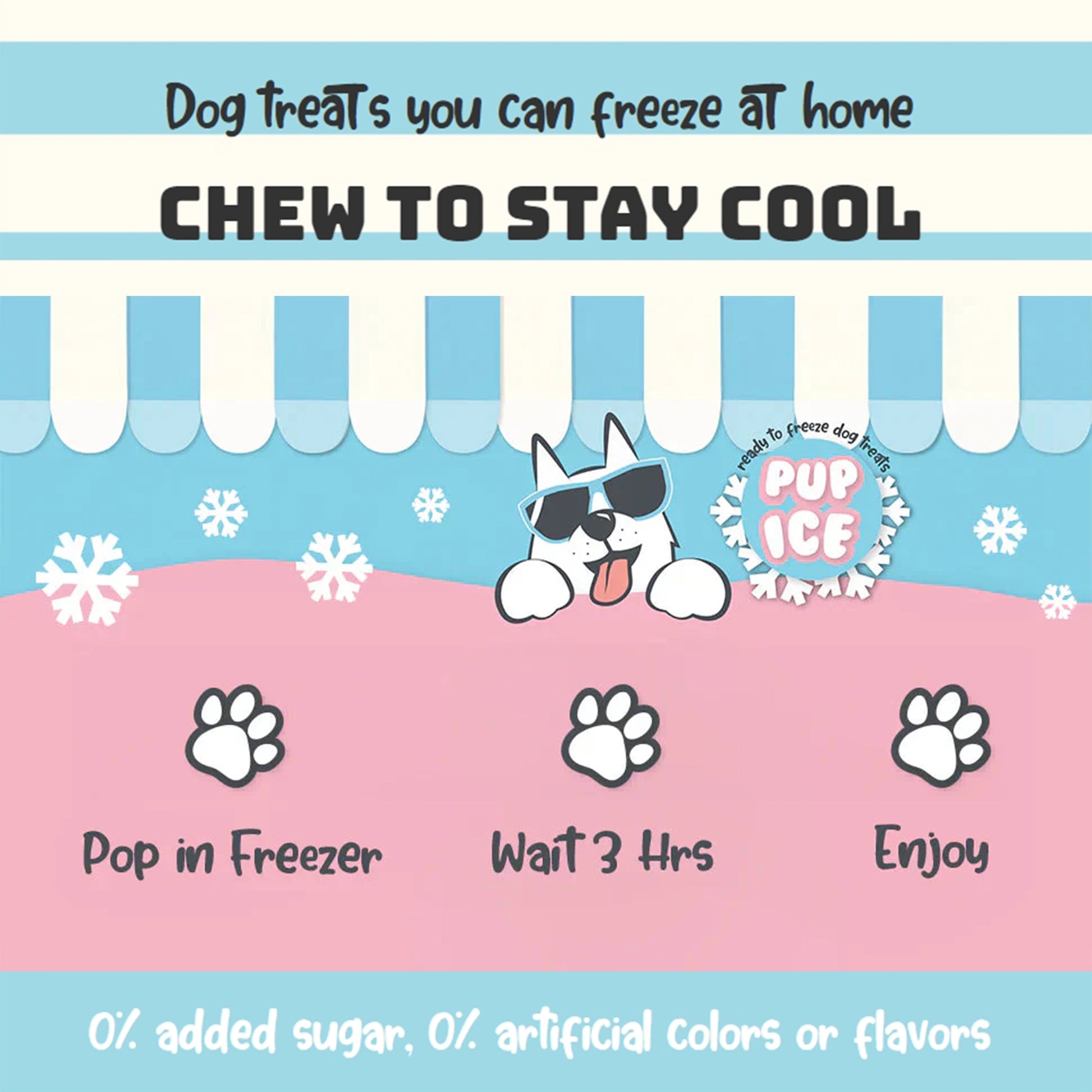 Pup Ice🐶Summer Ice Cream Choccy Lollies Chocolate & Peanut Butter 2pc