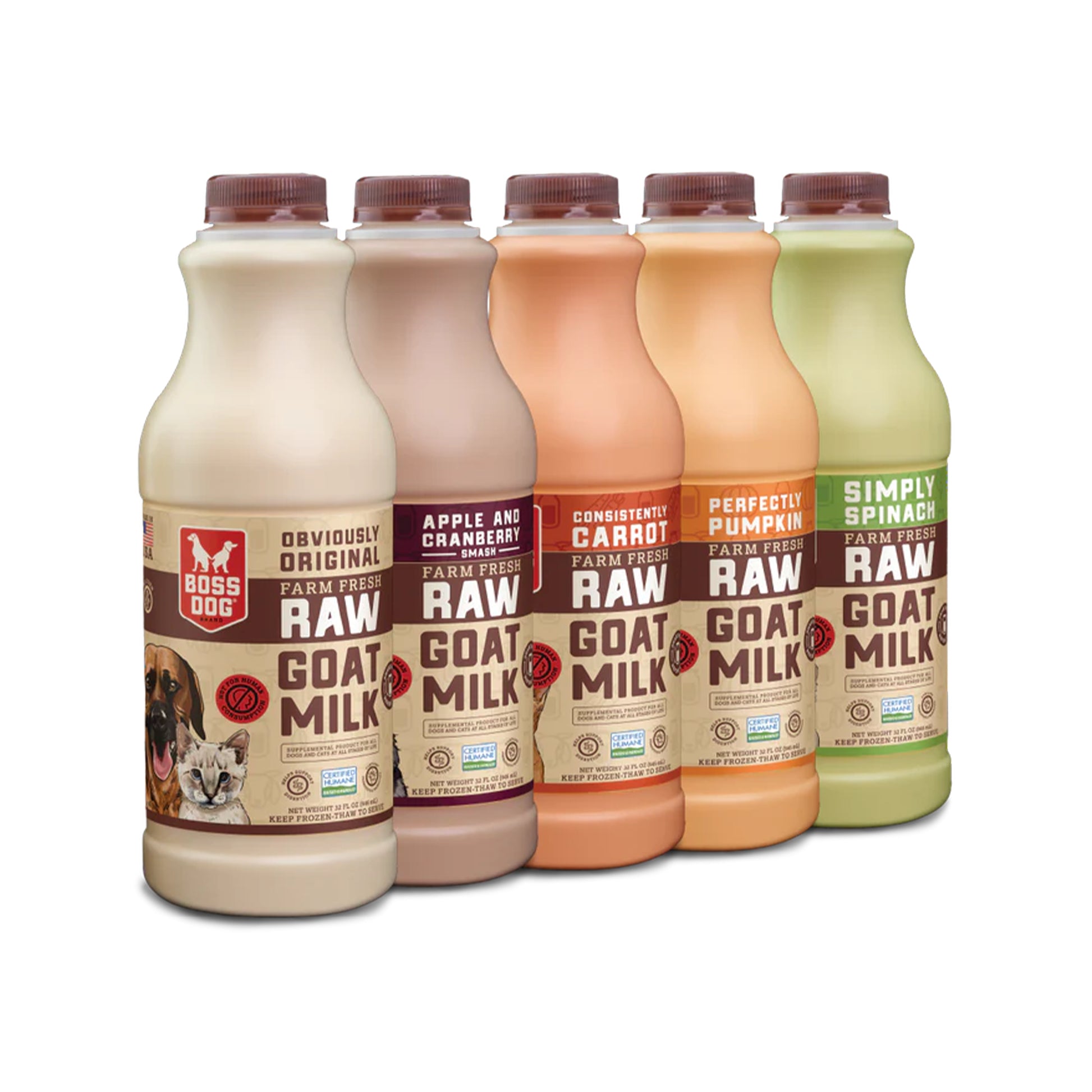 BossDog🐱🐶Frozen Raw Goat Milk With Probiotics 32oz