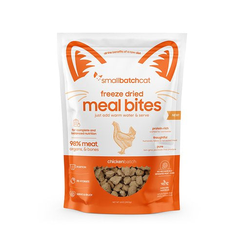 Smallbatch🐱Freeze Dried Meal Bites - Chicken 10oz