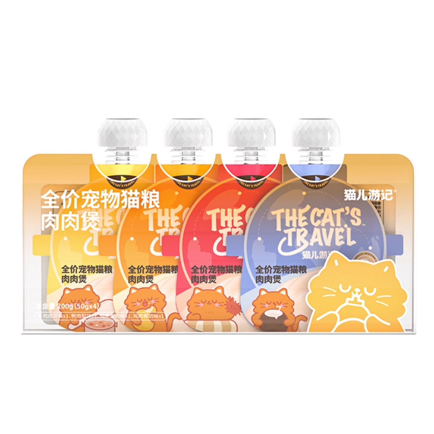 The Cat‘s Travel🐱Meat Stew Complete Churu 50g*4