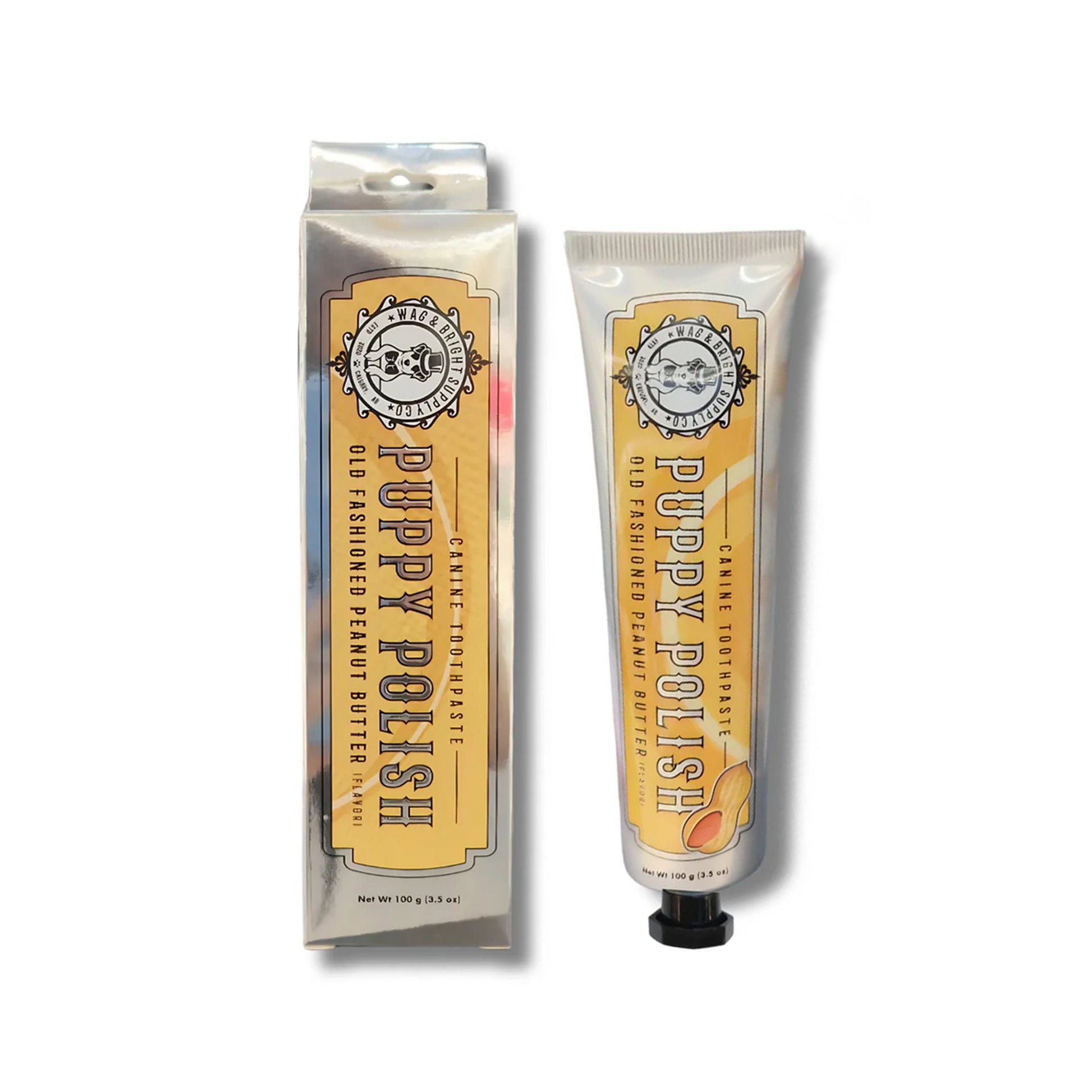 Wag&Bright🐱🐶Polish Toothpaste - Old Fashioned Peanut Butter 100g