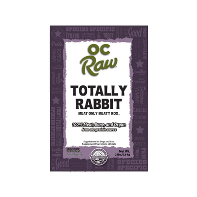 OC RAW🐱🐶Frozen Meaty Rox Totally Rabbit 2lb