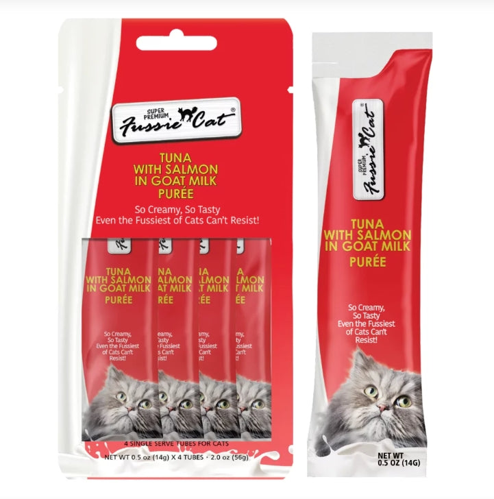 Fussie Cat🐱In Goat Milk Puree Churu 4pc