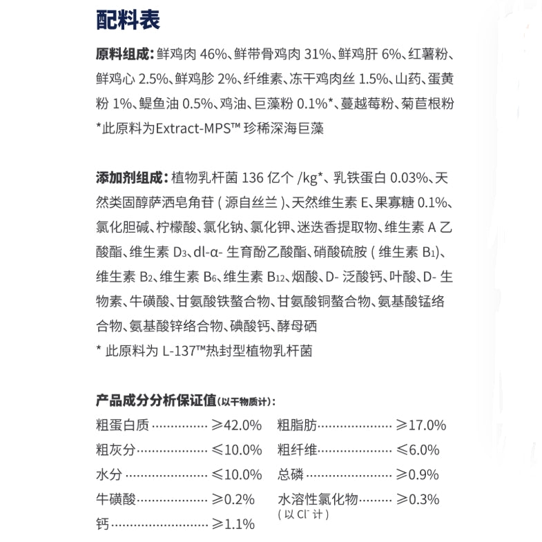 Guan🐱28 Days Miracle Boost Immune & Lactoferrin Core Dry Food 1.5kg
