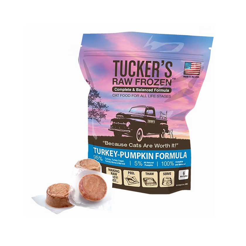 Tucker’s🐱Raw Frozen Meal Turkey & Pumpkin 24oz