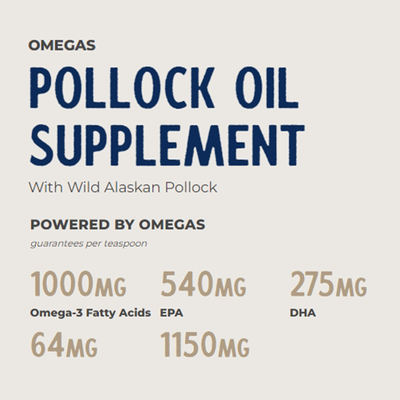 Grizzly🐱🐶Omega - Pollock Oil Supplement 16oz