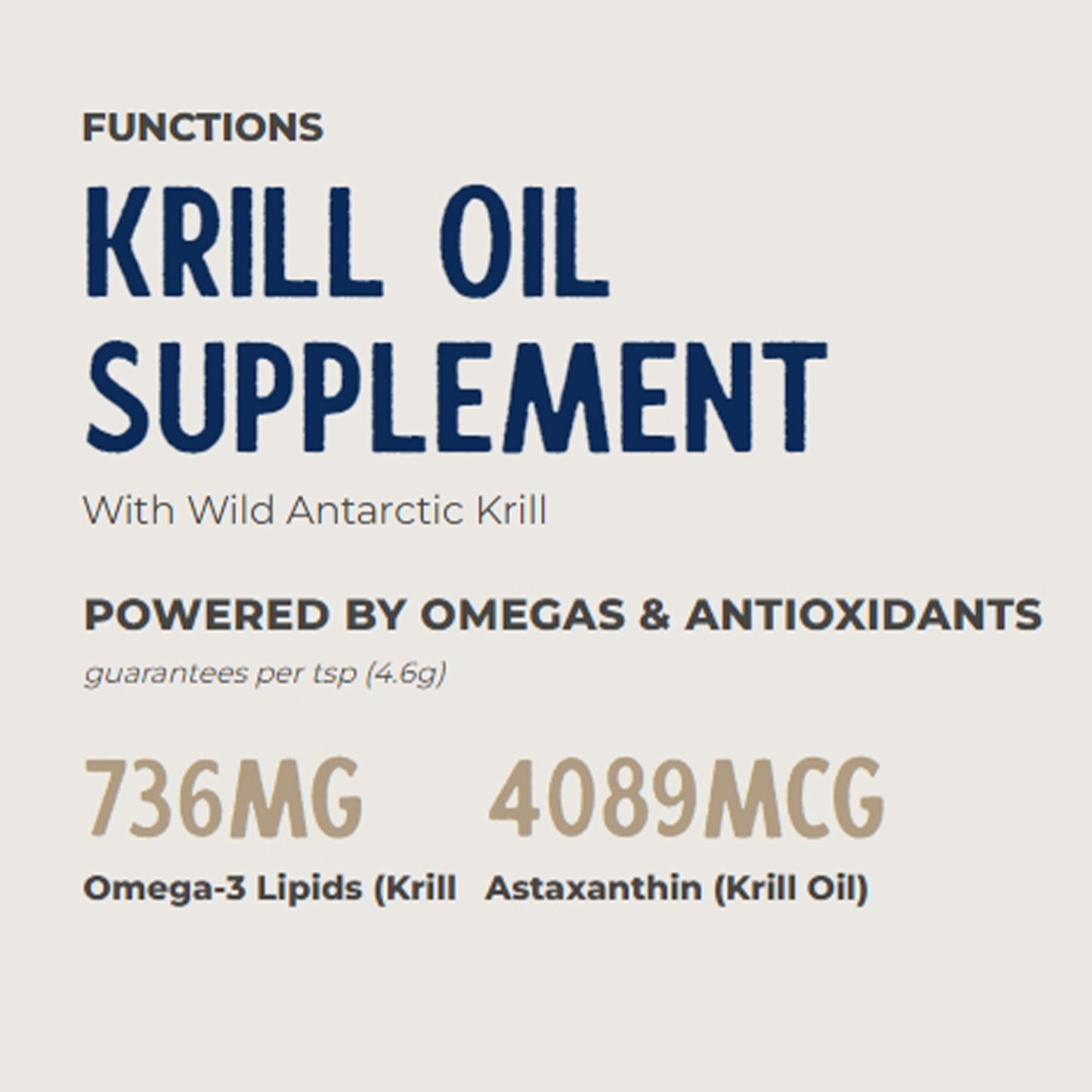 Grizzly🐱🐶Functions - Antioxidant Krill Oil Supplement 8oz