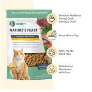 Dr.Marty🐱Nature's Feast Freeze Dried Essential Wellness Poultry 12oz