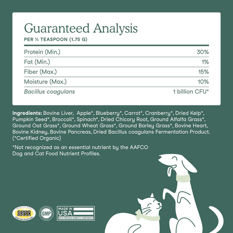 Fera Pets🐱🐶Whole Food Multivitamin Topper 105g