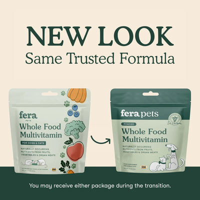 Fera Pets🐱🐶Whole Food Multivitamin Topper 105g