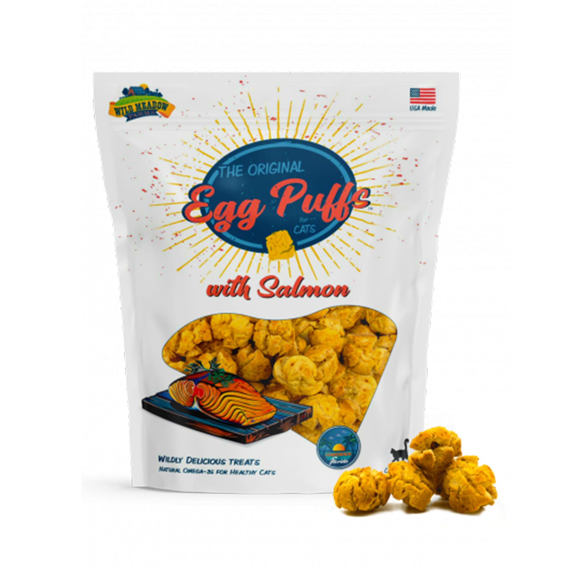 Wild Meadow🐱Egg Puffs Salmon 1oz