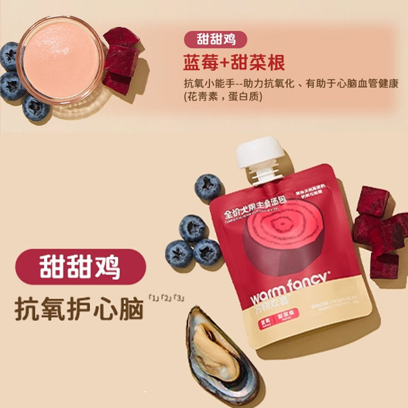 Warm Fancy🐶Natural Blend Dog Savory Thick Soup 65g