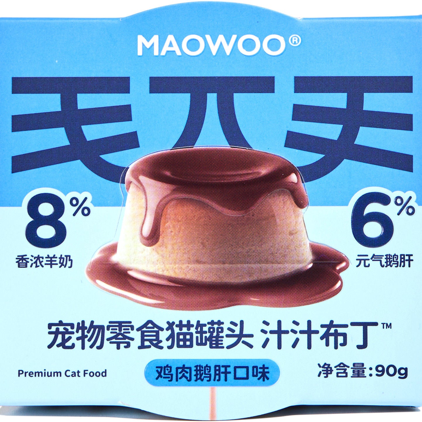 MAOWOO🐱Juice & Pudding Duo Mousse Pate Wet Food 90g