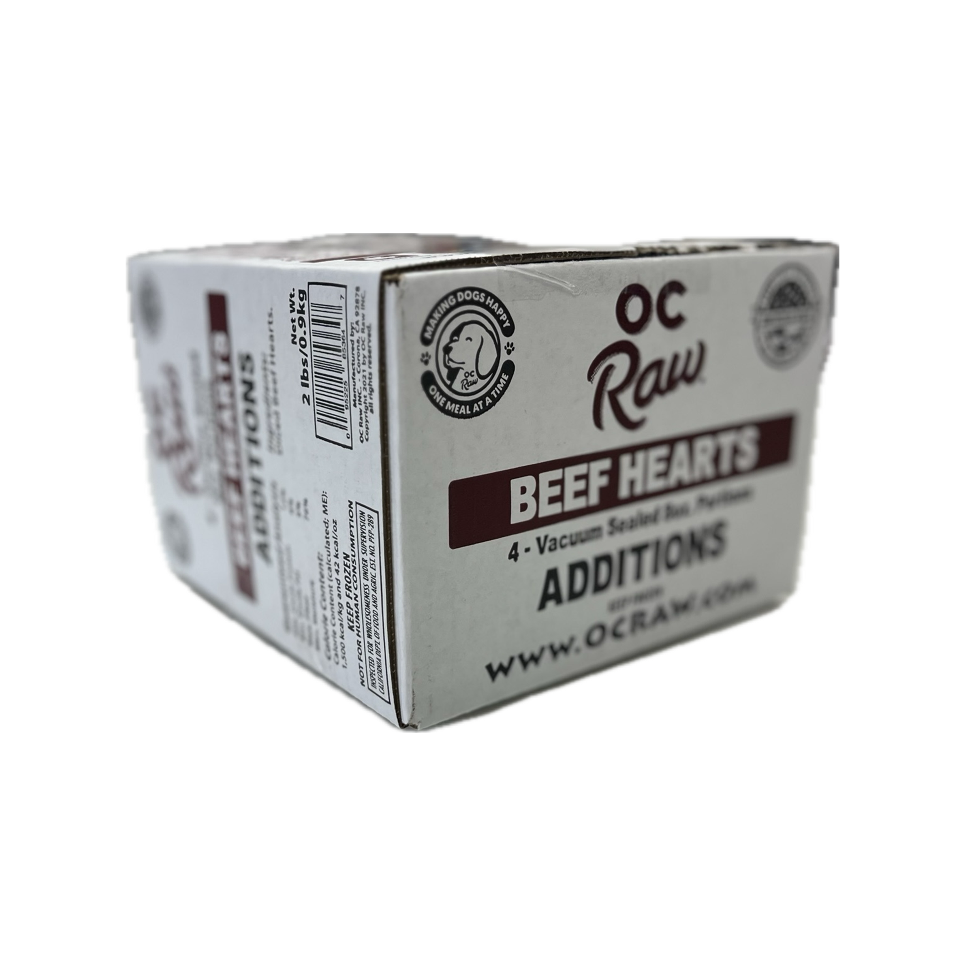 OC RAW🐱🐶Raw Frozen Box - Beef Heart 2lb