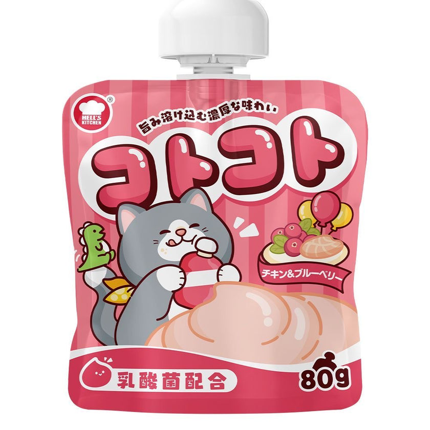 Hell‘s Kitchen🐱Squeezable Probiotic Gulu Puree 80g