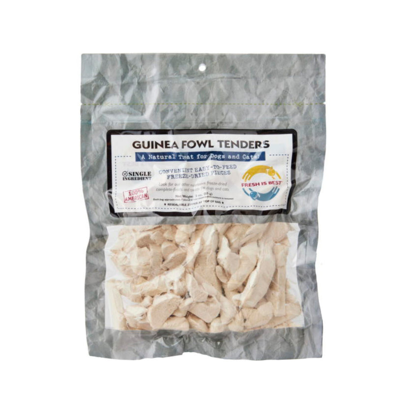 Fresh Is Best🐱🐶Freeze Dried Guinea Fowl Tenders 3oz