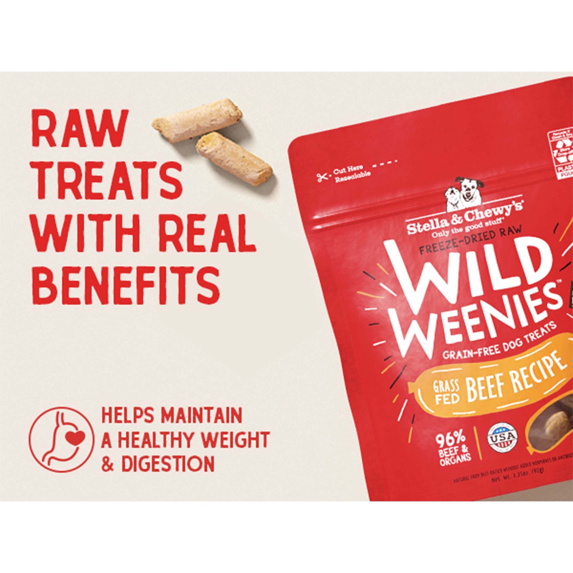 Stella & Chewy's🐶Wild Weenies Freeze Dried Raw Treat