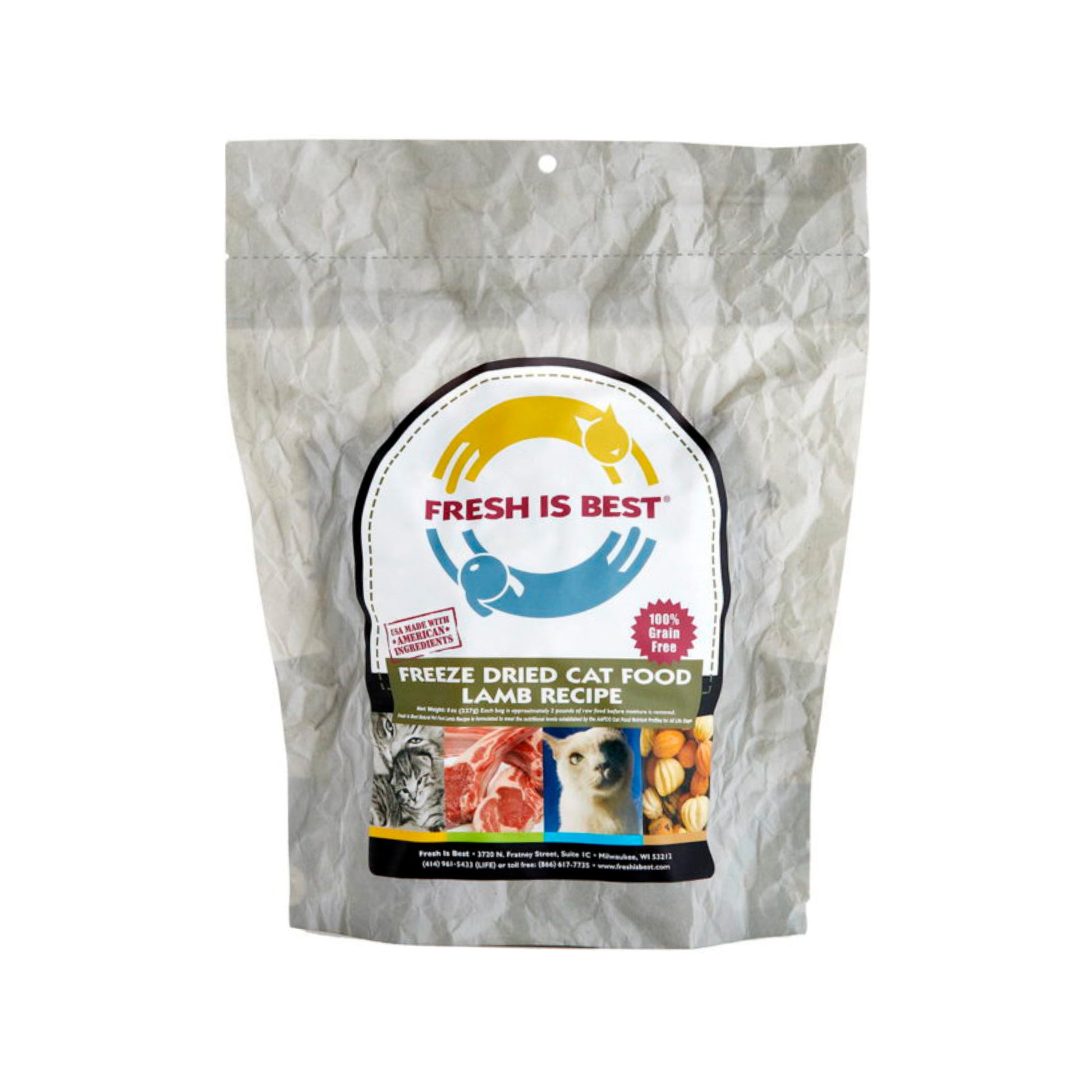 Fresh Is Best🐱Freeze Dried Lamb Cat Food 8oz