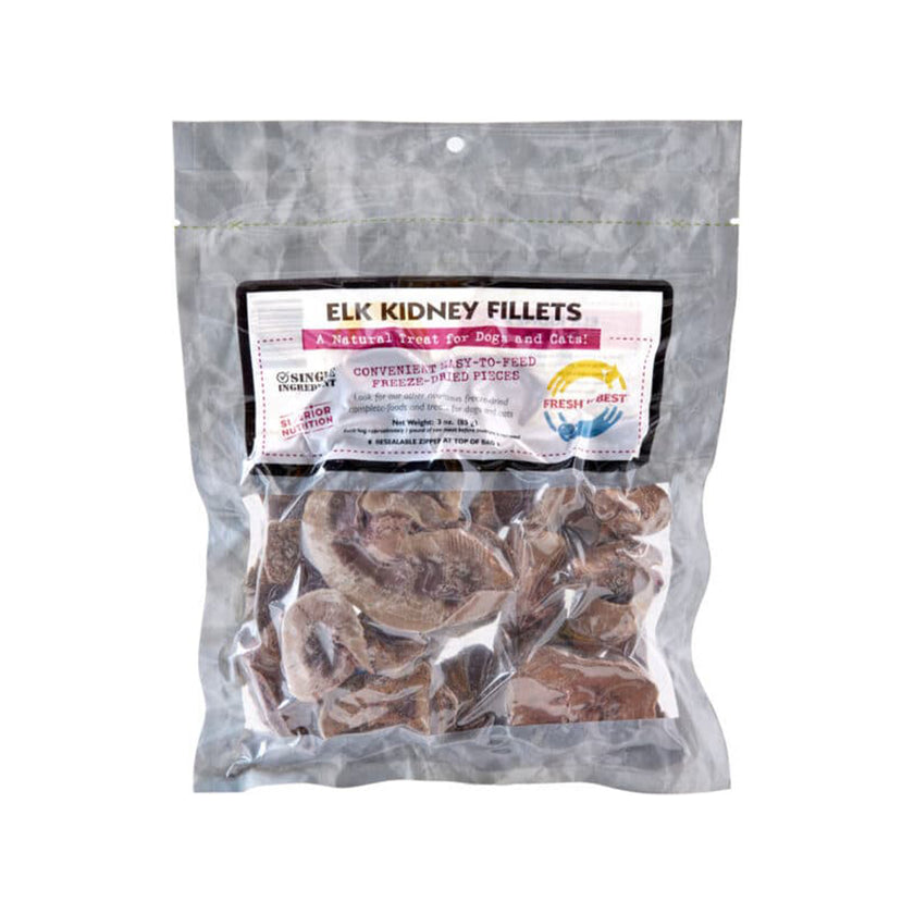 Fresh Is Best🐱🐶Freeze Dried Elk Kidney Fillets 2oz
