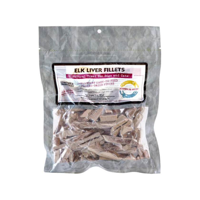 Fresh Is Best🐱🐶Freeze Dried Elk Liver Fillets 3oz