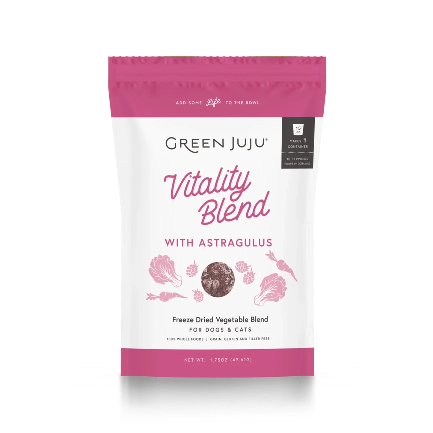 Green JuJu🐶Freeze Dried Vitality Blend With Astragulus