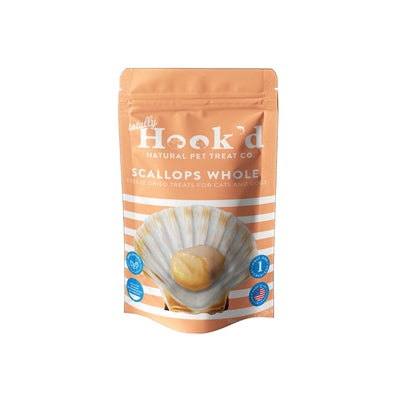 Totally Hook'd🐱🐶Freeze Dried Scallops 1oz
