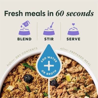 Instinct🐶FreshDried Meal Blends Freeze-Dried Grass-Fed Beef & Orchard Blend Recipe 23oz