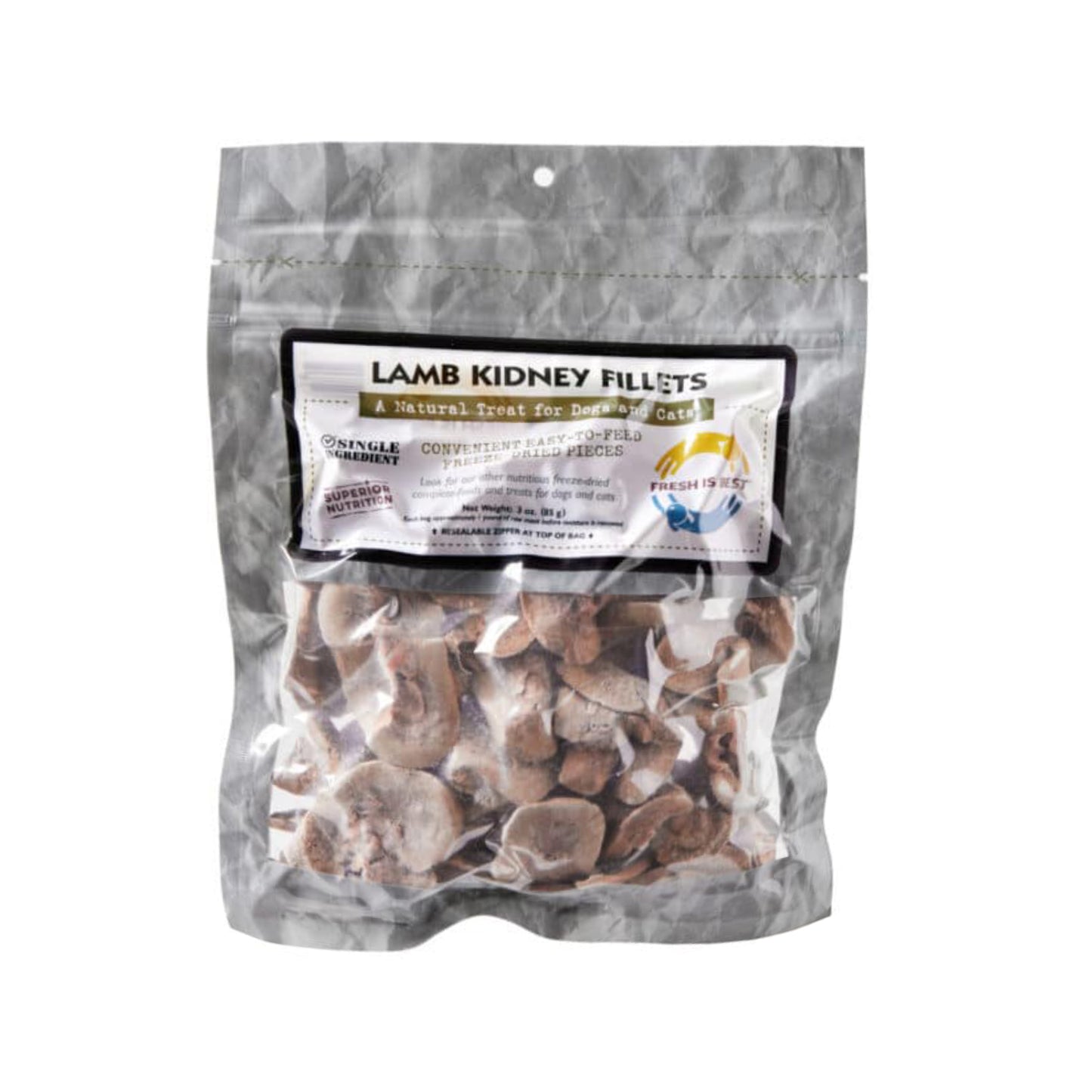 Fresh Is Best🐱🐶Freeze Dried Lamb Kidney Fillets 3oz