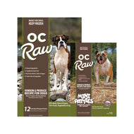 OC RAW🐶Frozen Raw Venison & Produce