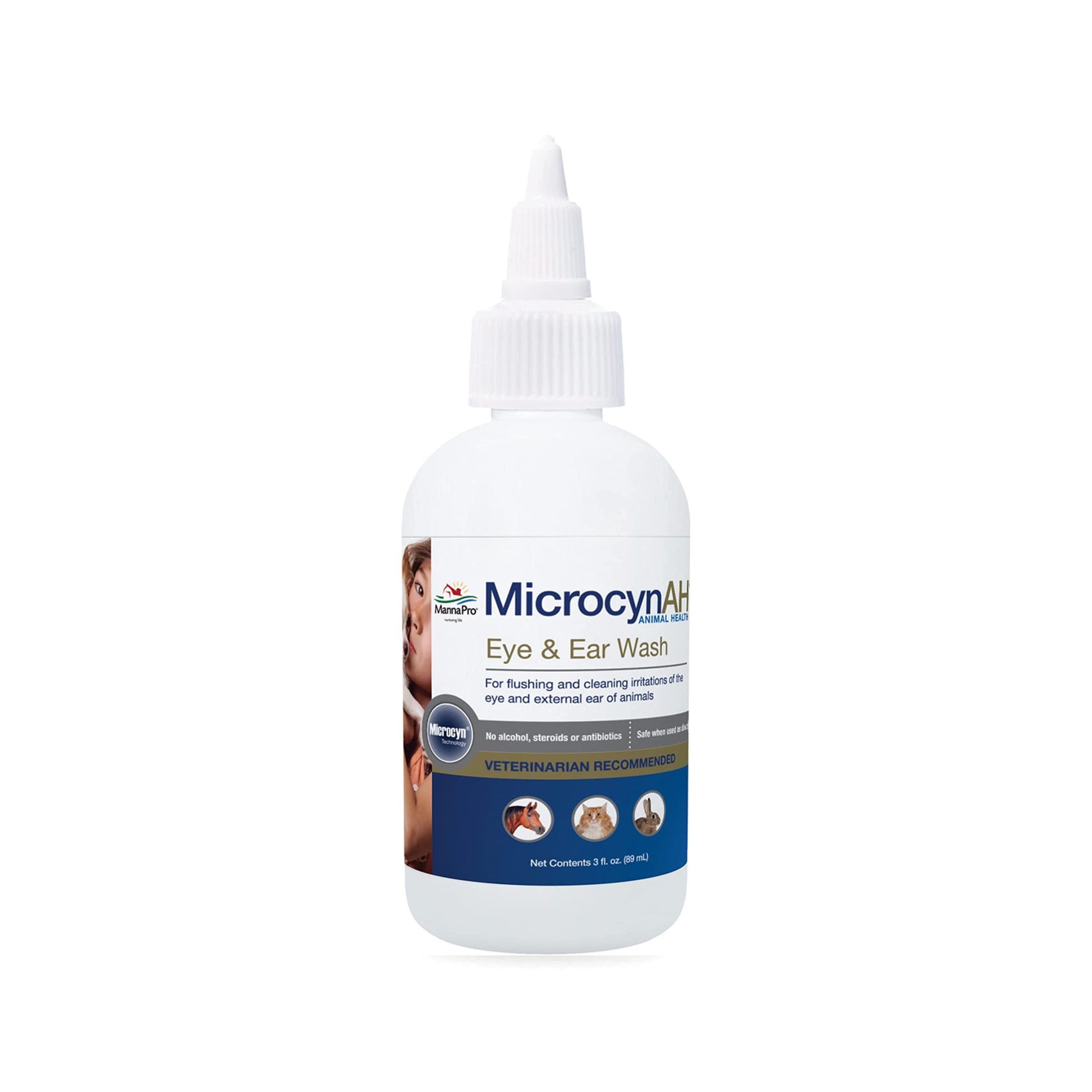 MicrocynAH🐱🐶Ear & Eye Wash 3oz