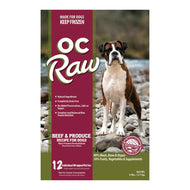 OC RAW🐶Frozen Raw Beef & Produce