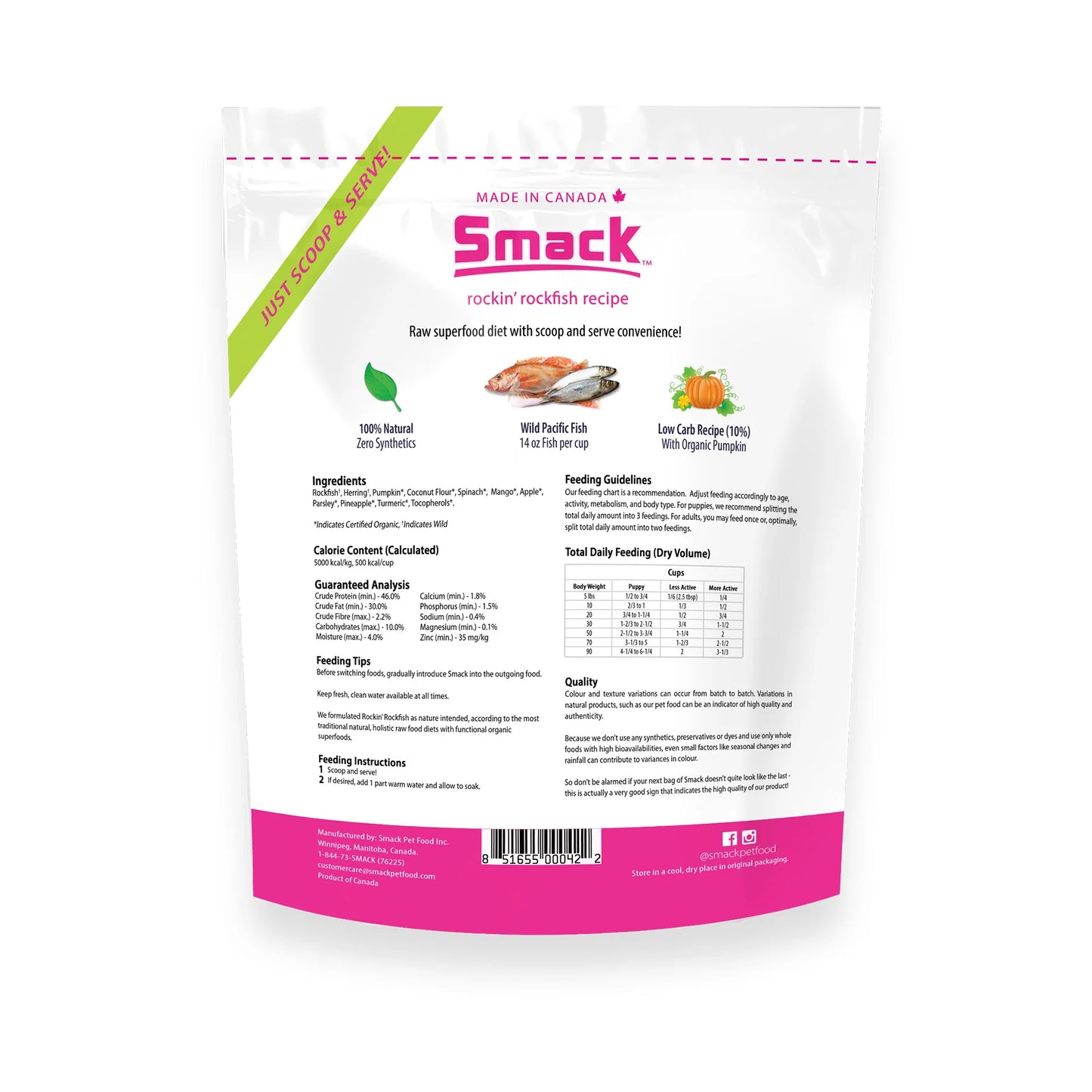 Smack🐶Air Dried Food Rockin' Rockfish