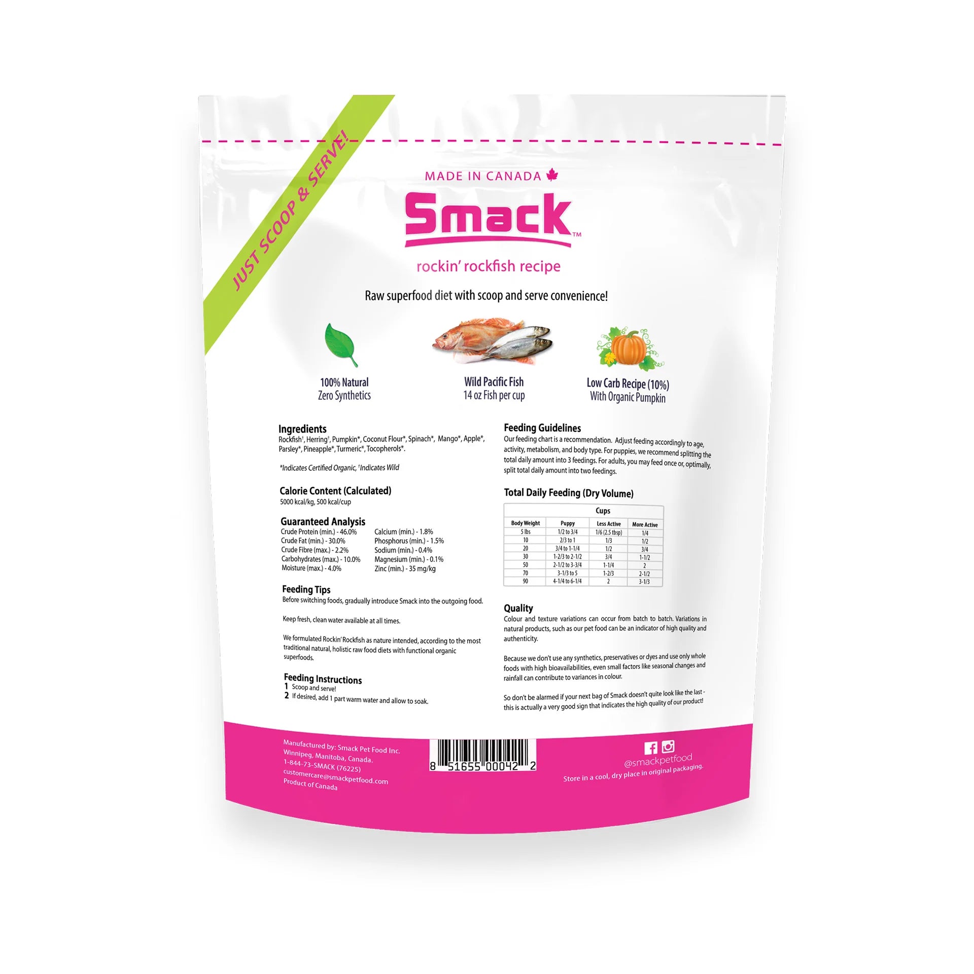 Smack🐶Air Dried Food Rockin' Rockfish