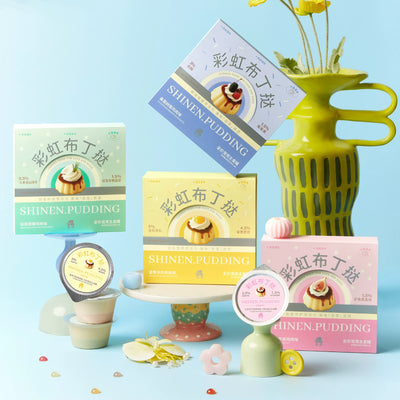 Shinen🐱🐶Rainbow Pudding Tart Complete Wet Food 90g*4