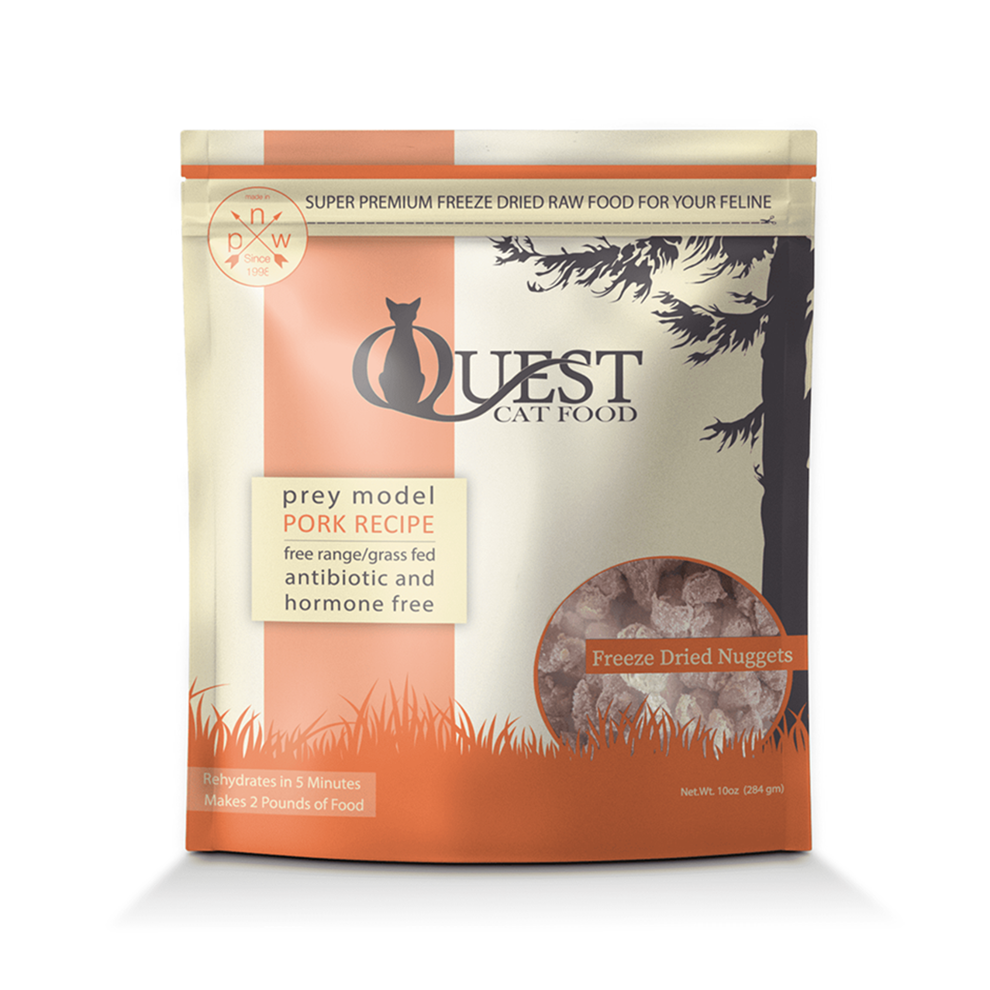 Steve's🐱Quest Freeze Dried Nuggets - Pork 10oz