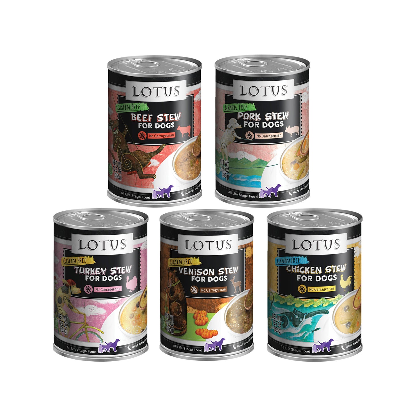 Lotus🐶Grain Free Stew Wet Food 12.5oz