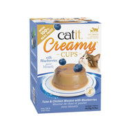 Catit🐱Creamy Cups Chicken Mousse & Blueberry 4*25g